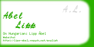 abel lipp business card